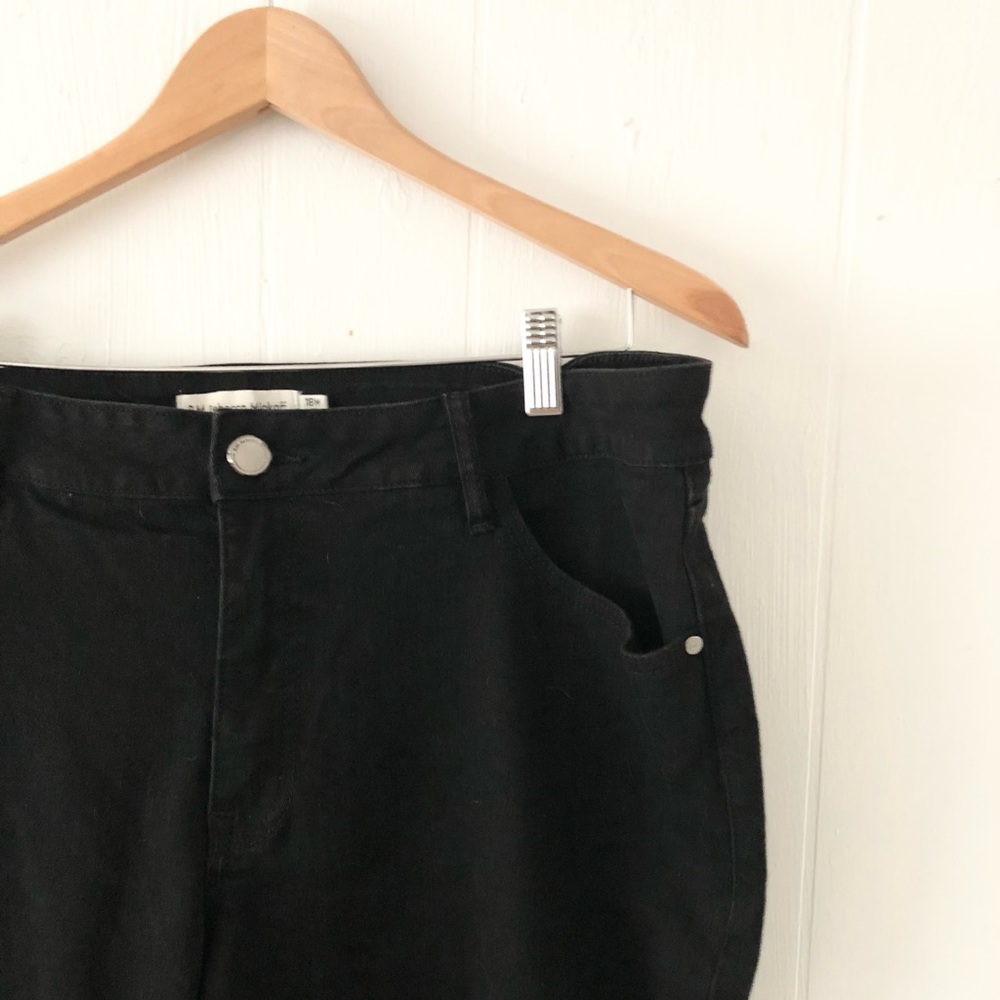 Rebecca‎ Minkoff Black High Rise Skinny Jeans Size 18W